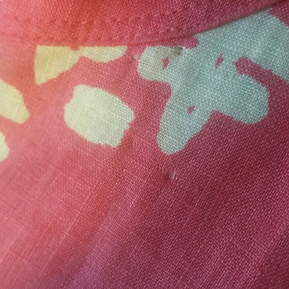 J. Crew Java Print Linen Tunic Dress - Picture 6 of 8